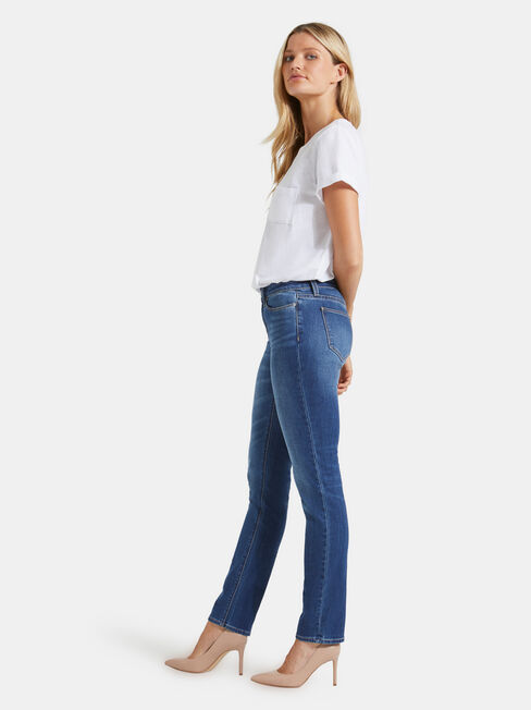 Slim Straight Jeans Lake Blue
