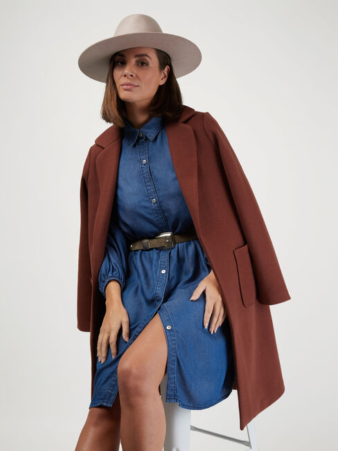 Ella Denim Shirt Dress