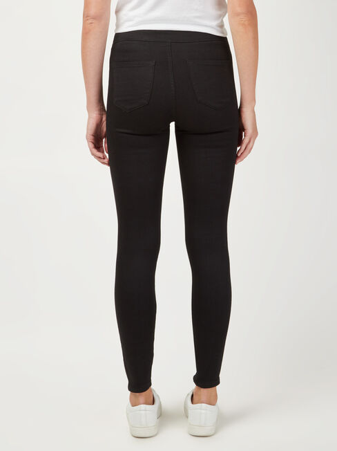Tessa J-Luxe Skinny Jeans Black