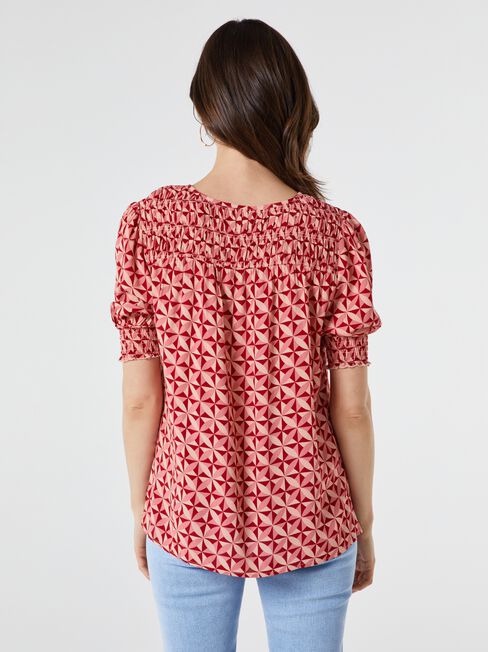 Allegra Tie Front Blouse