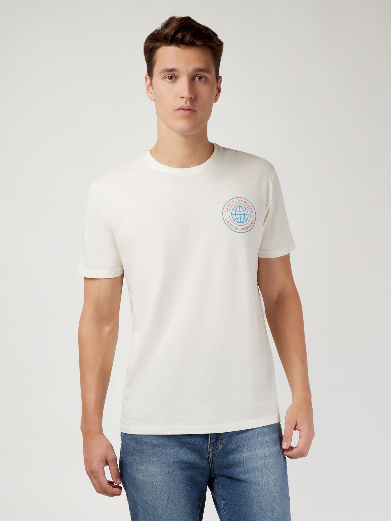SS Trent Print Crew Tee