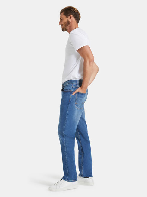 Slim Straight Jeans Light Wash