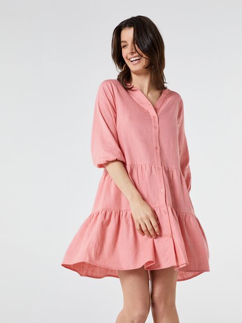 Kennedy Blouson Sleeve Shirt Dress