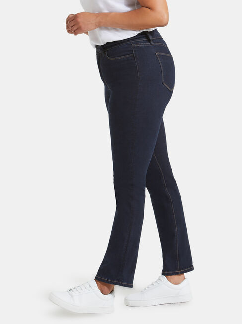 Tummy Trimmer Slim Straight Jeans Absolute Indigo