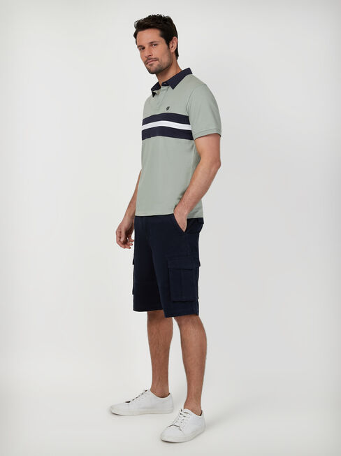 SS Ashton Panel Jersey Polo