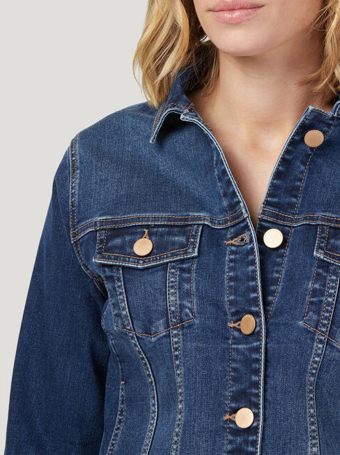 Classic Stretch Denim Jacket