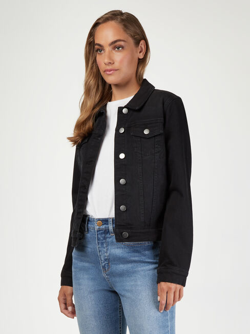 Classic Stretch Denim Jacket