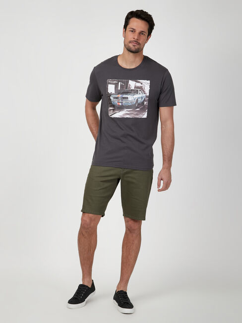 SS Ford Mustang Print Crew Tee
