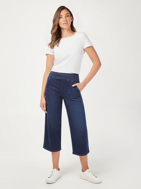 Tessa J-Luxe Wide Leg Jeans