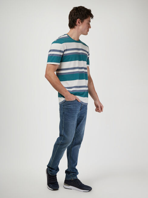 SS Paxton Stripe Crew Tee