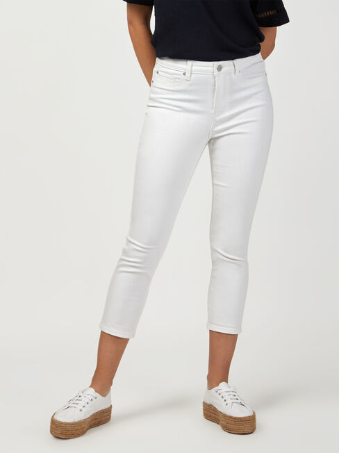 Kara Mid Waist Skinny Capri