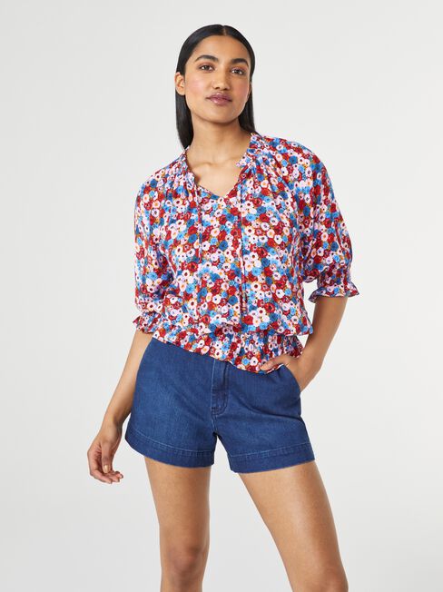Dixie Tie Neck Blouse