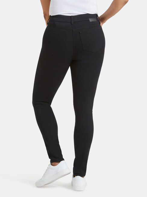 Tummy Trimmer Skinny Jeans Black Night