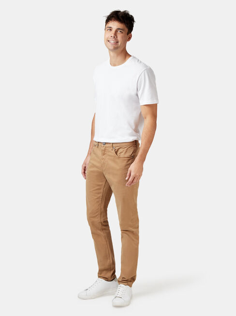 Slim Tapered Jeans Tobacco