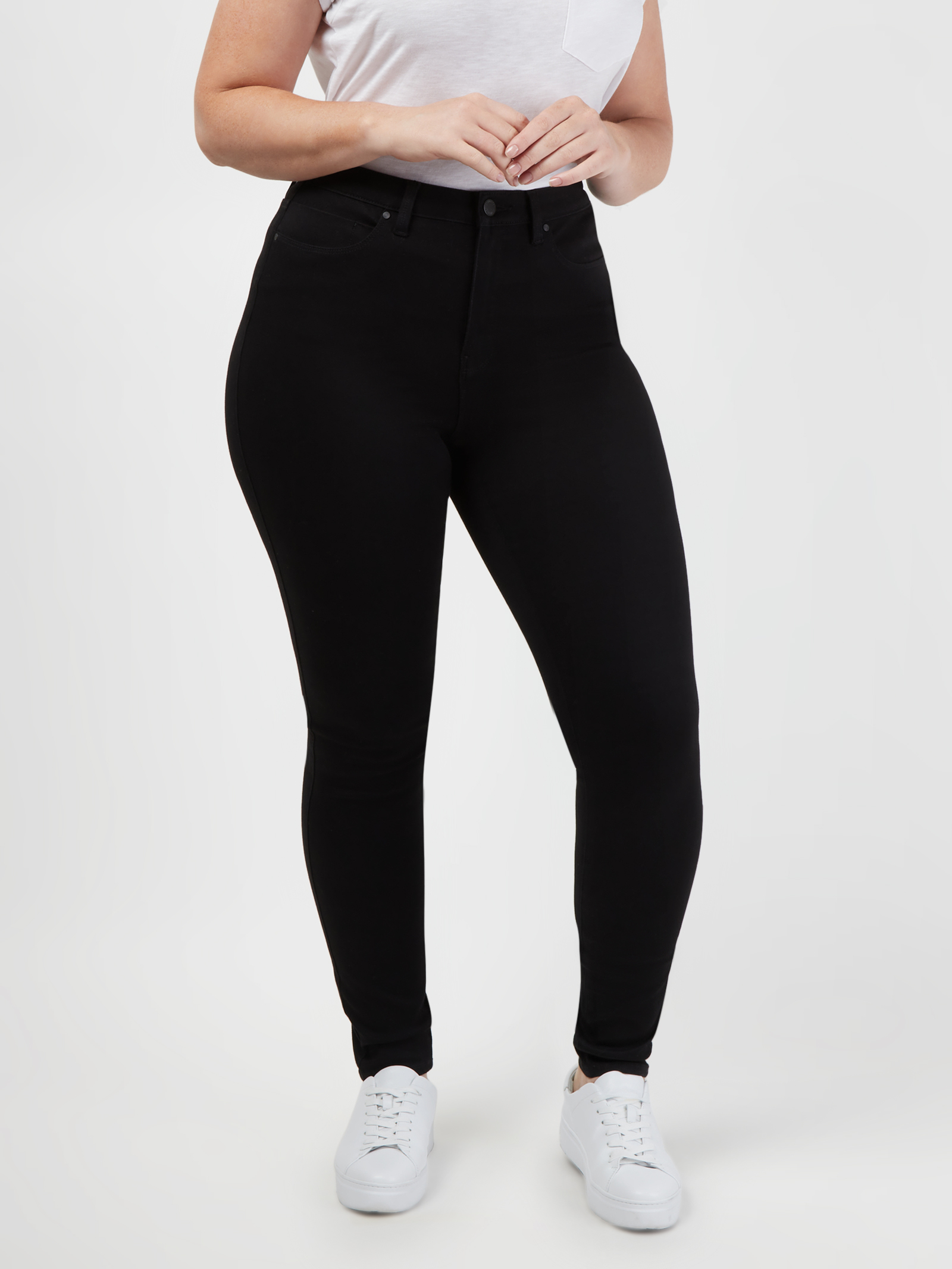 Freeform 360 Contour Curve Embracer High Waisted Skinny 7/8 Black