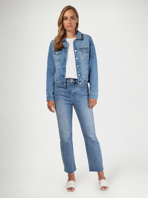 Classic Stretch Denim Jacket