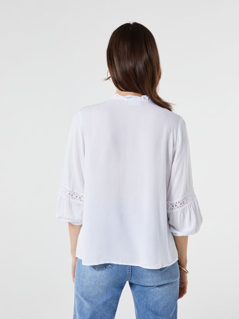 Fawn lace Insert Blouse