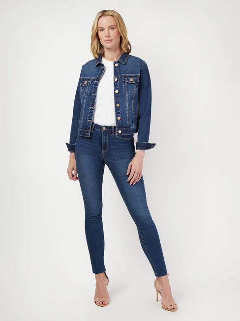 Classic Stretch Denim Jacket