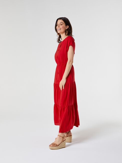 Avery Linen Midi Dress
