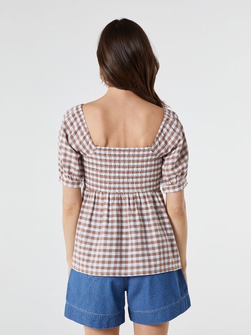 Chloe Shirred Bodice Top