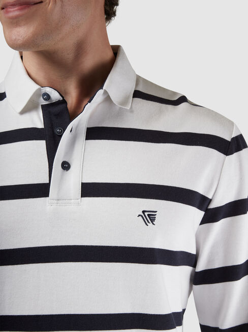 LS Gibson Stripe Rugby Polo
