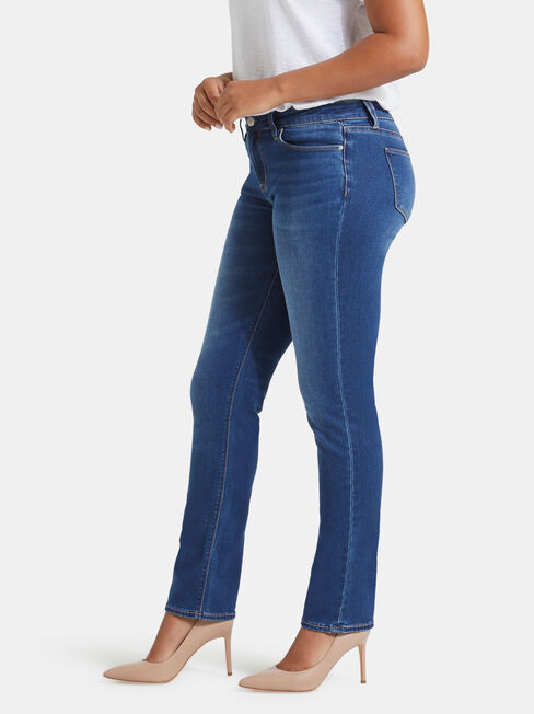 Slim Straight Jeans Lake Blue