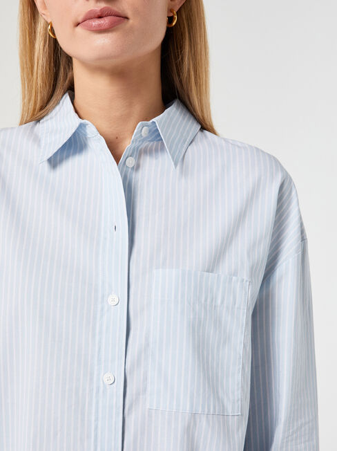 Fern Cotton Stripe Shirt