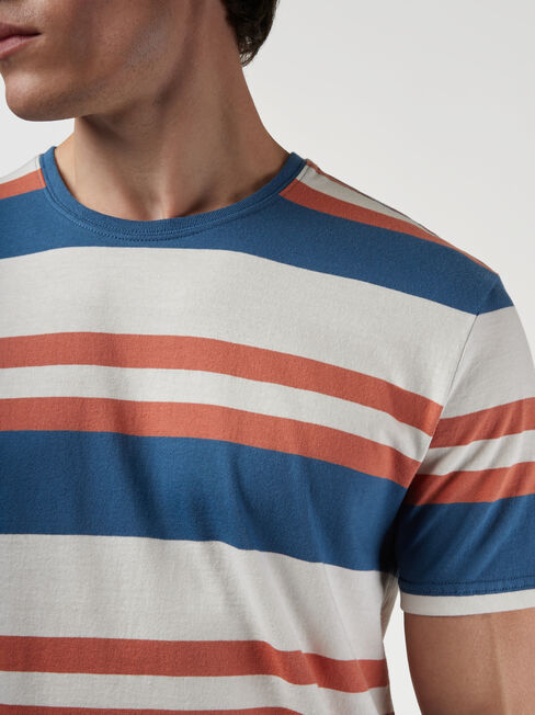 SS Paxton Stripe Crew Tee