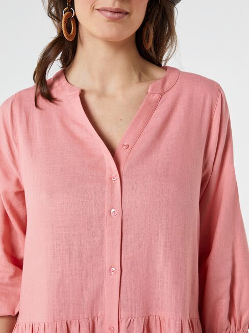 Kennedy Blouson Sleeve Shirt Dress