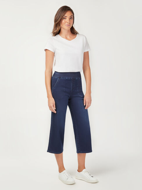Tessa J-Luxe Wide Leg Jeans