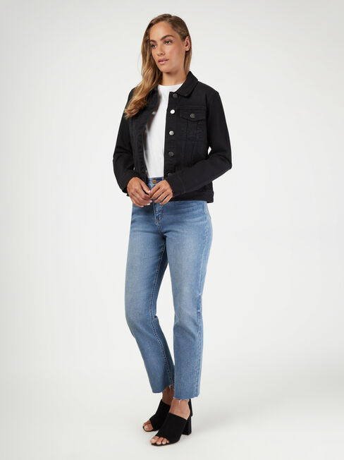 Classic Stretch Denim Jacket