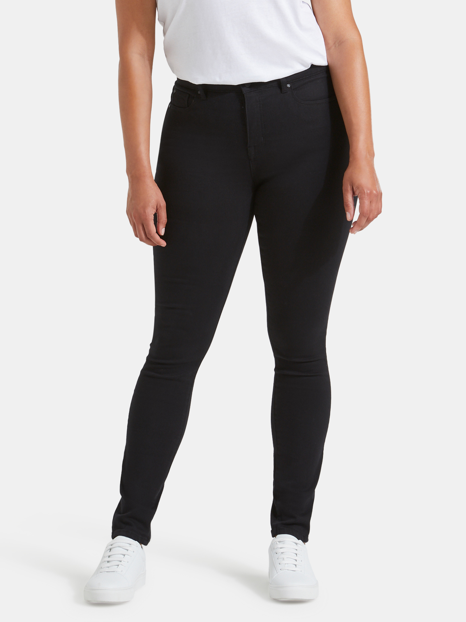 Tummy Trimmer Skinny Jeans Black Night
