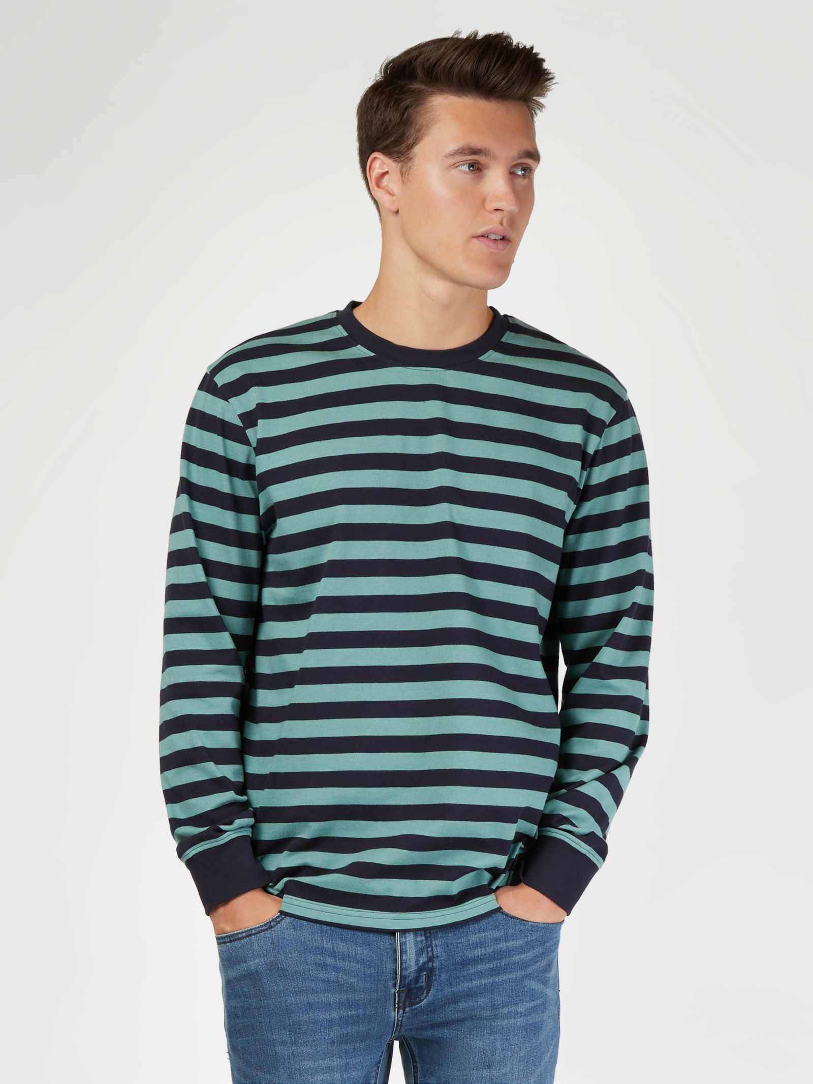 LS Wilton Stripe Crew Tee