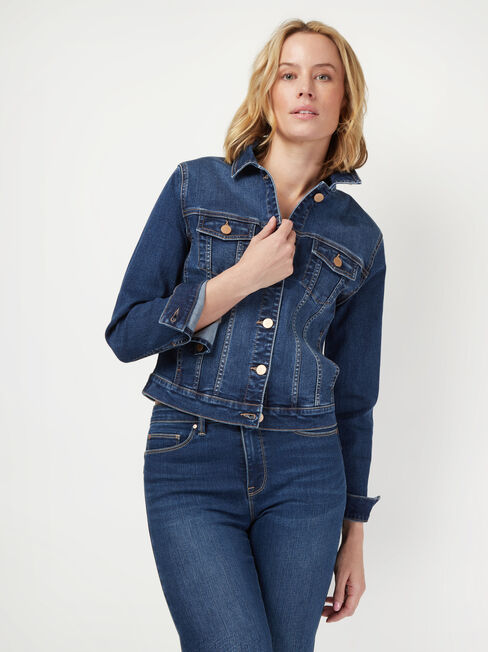 Classic Stretch Denim Jacket