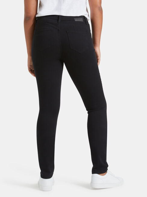Butt Lifter Skinny Jeans Black Night