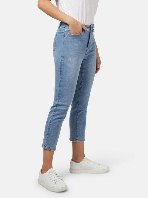 Kara Mid Waisted Skinny Capri