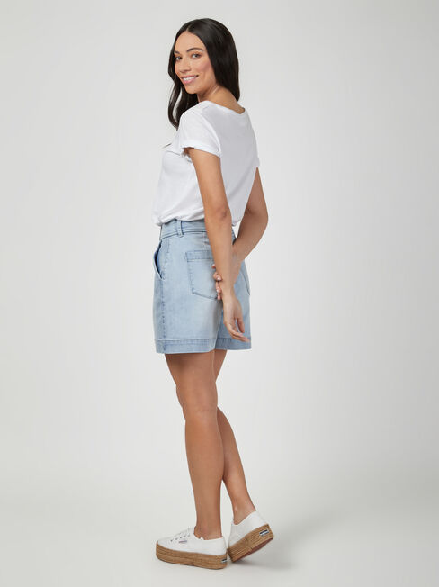 Georgia Tummy Trimmer Denim Short