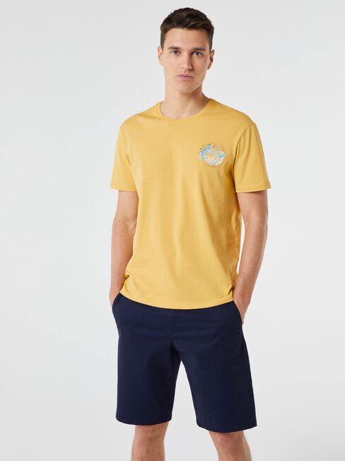 SS Logan Print Crew Tee