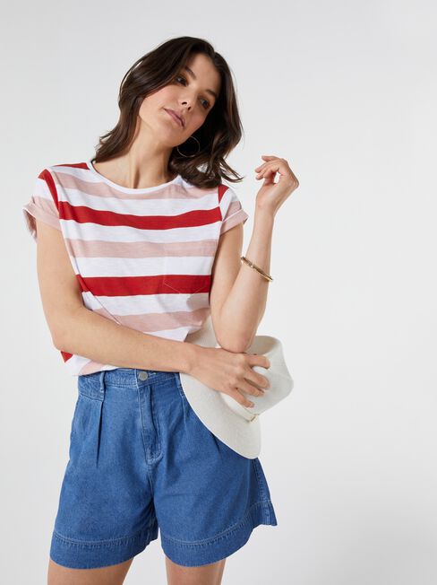 Essential Slub Pocket Tee