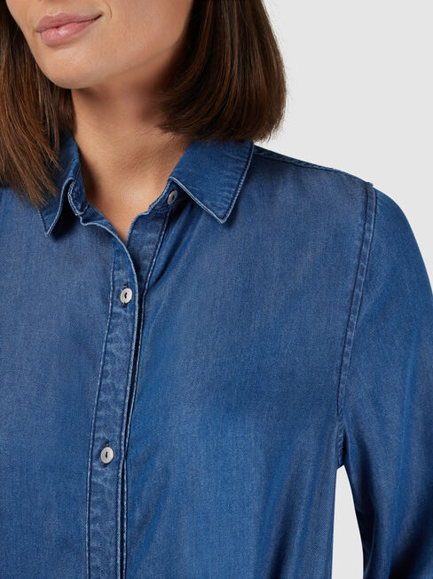 Ella Denim Shirt Dress