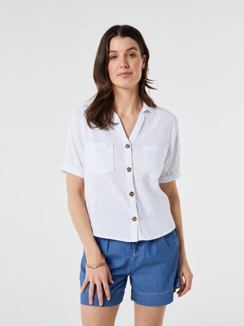 Callie Cropped Shirt