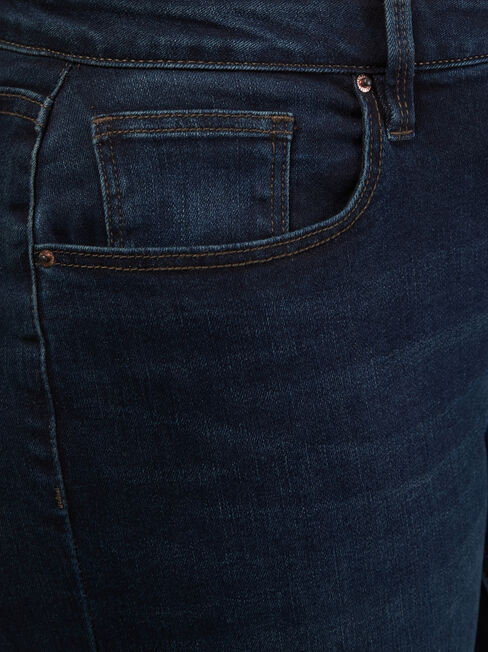 Curve Embracer Bootcut Jeans Midnight Blue