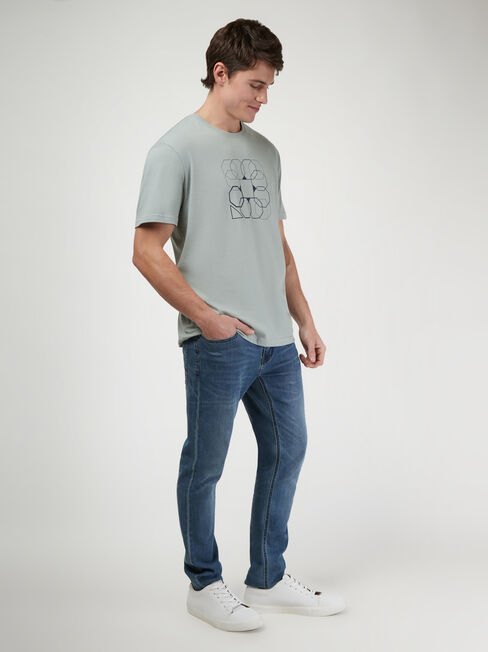 SS Samuel Print Crew Tee