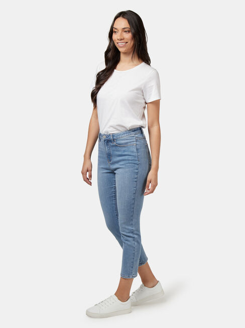 Kara Mid Waisted Skinny Capri