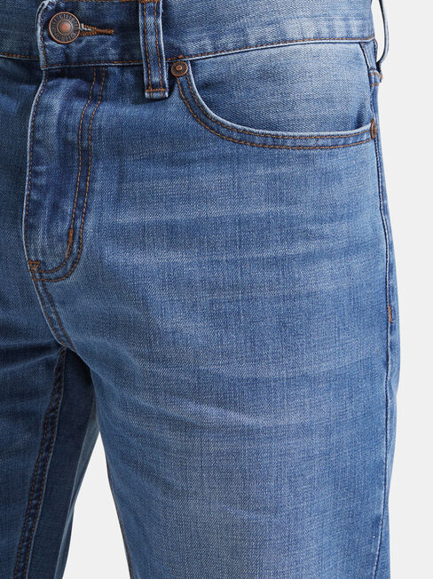 Slim Straight Jeans Mineral Blue