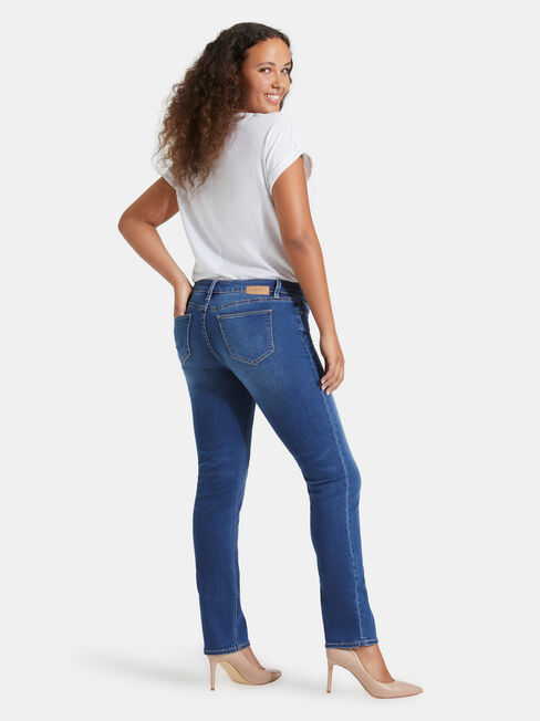 Slim Straight Jeans Lake Blue