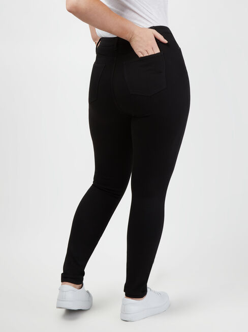 Freeform 360 Contour Curve Embracer High Waisted Skinny 7/8 Black