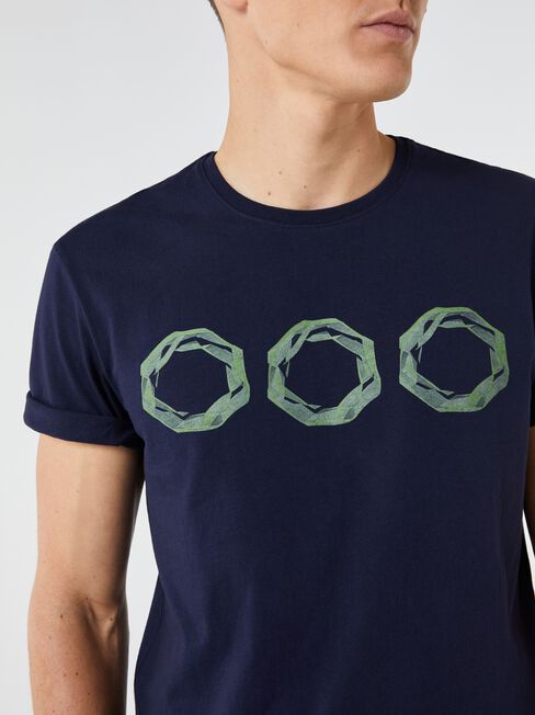 SS Albert Print Crew Tee