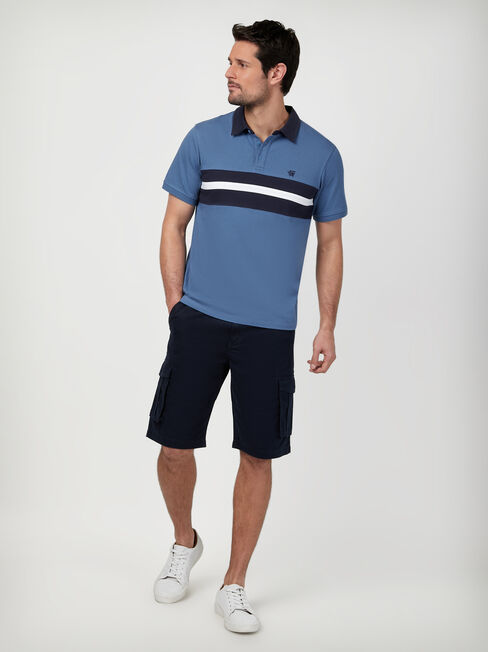 SS Ashton Panel Jersey Polo