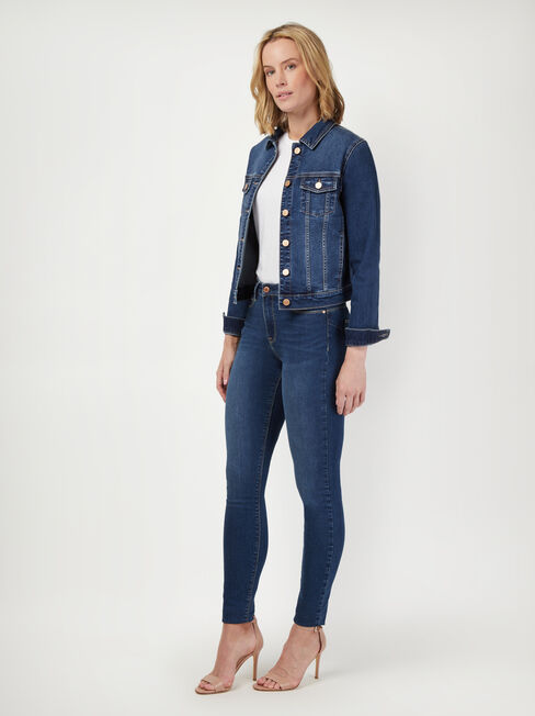 Classic Stretch Denim Jacket